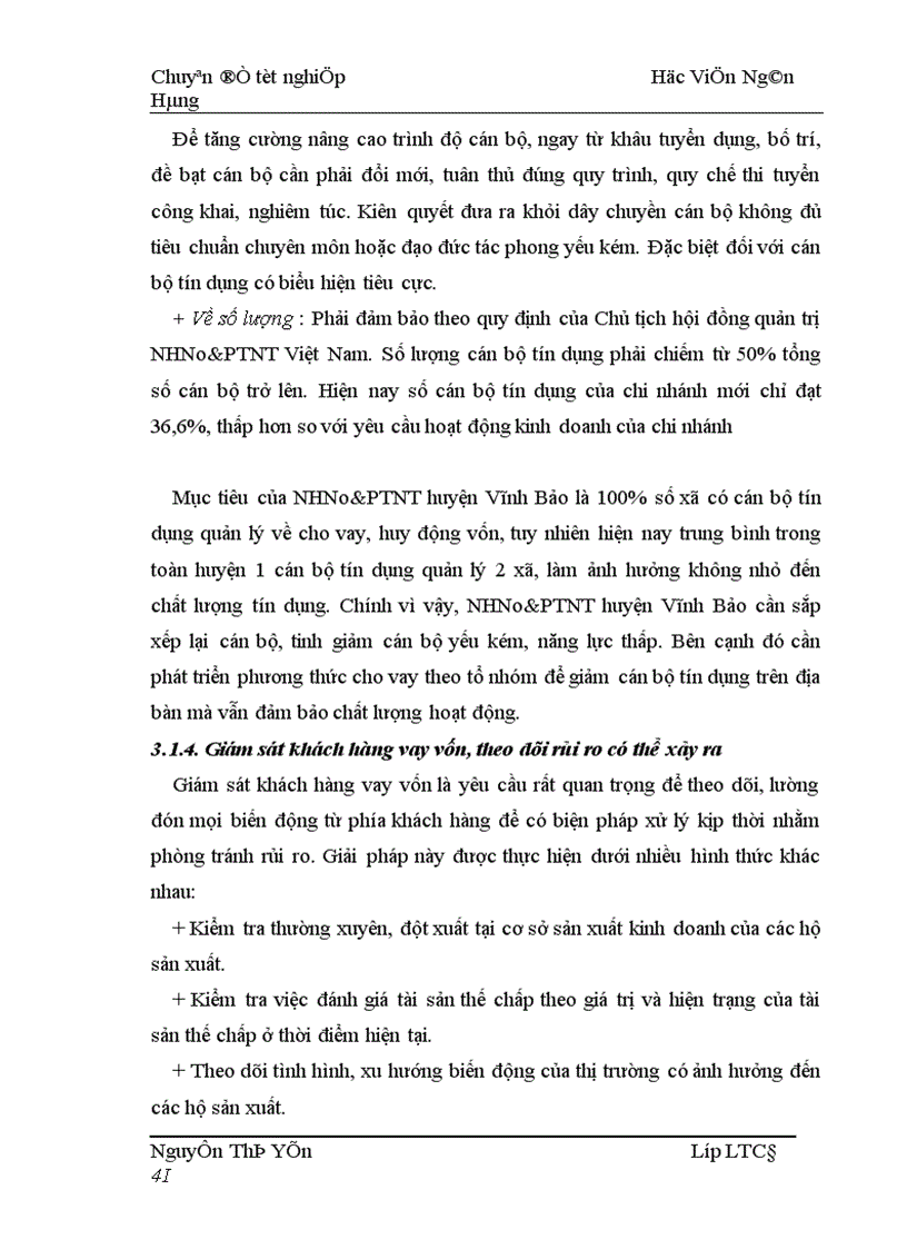 image for page Giải pháp nhằm nâng cao chất lượng tín dụng hộ sản xuất tại NHNo PTNT chi nhánh huyện Vĩnh Bảo
