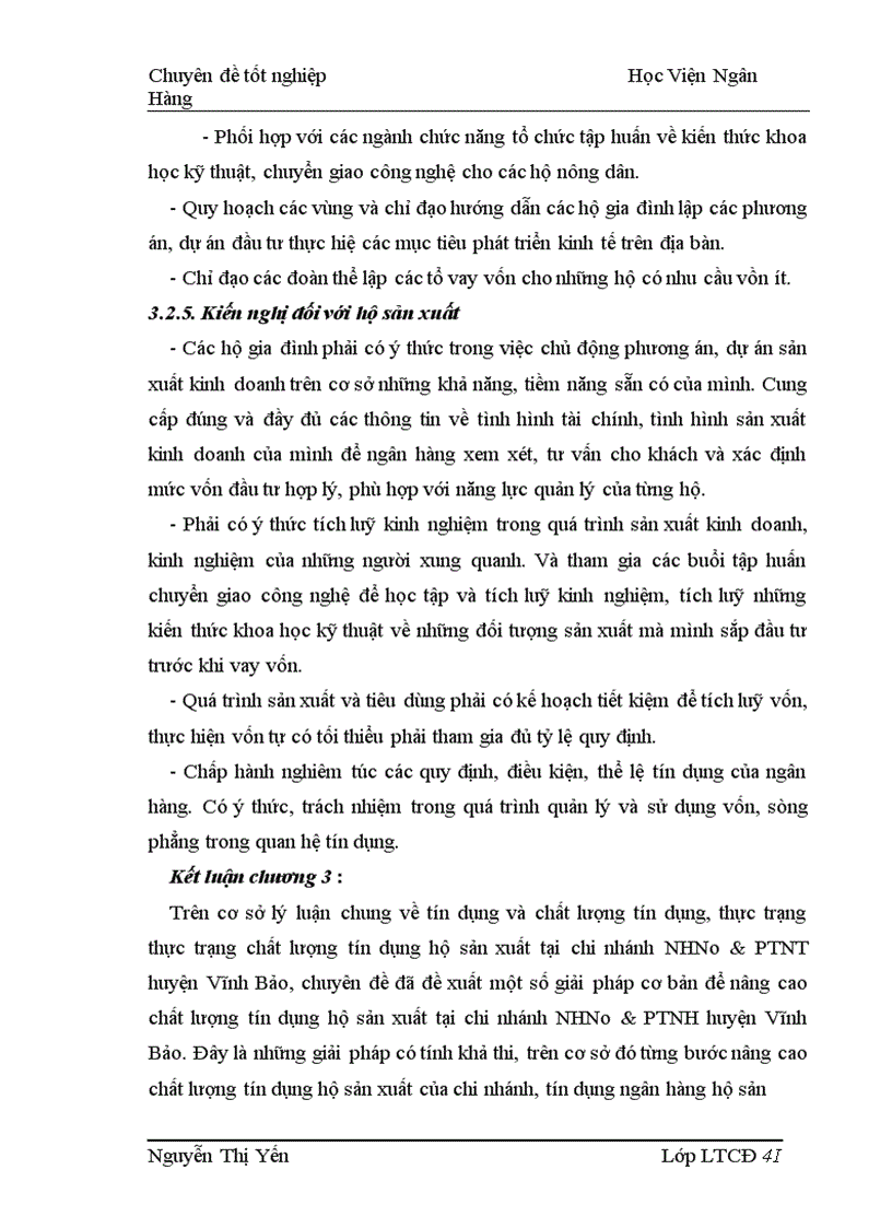 image for page Giải pháp nhằm nâng cao chất lượng tín dụng hộ sản xuất tại NHNo PTNT chi nhánh huyện Vĩnh Bảo