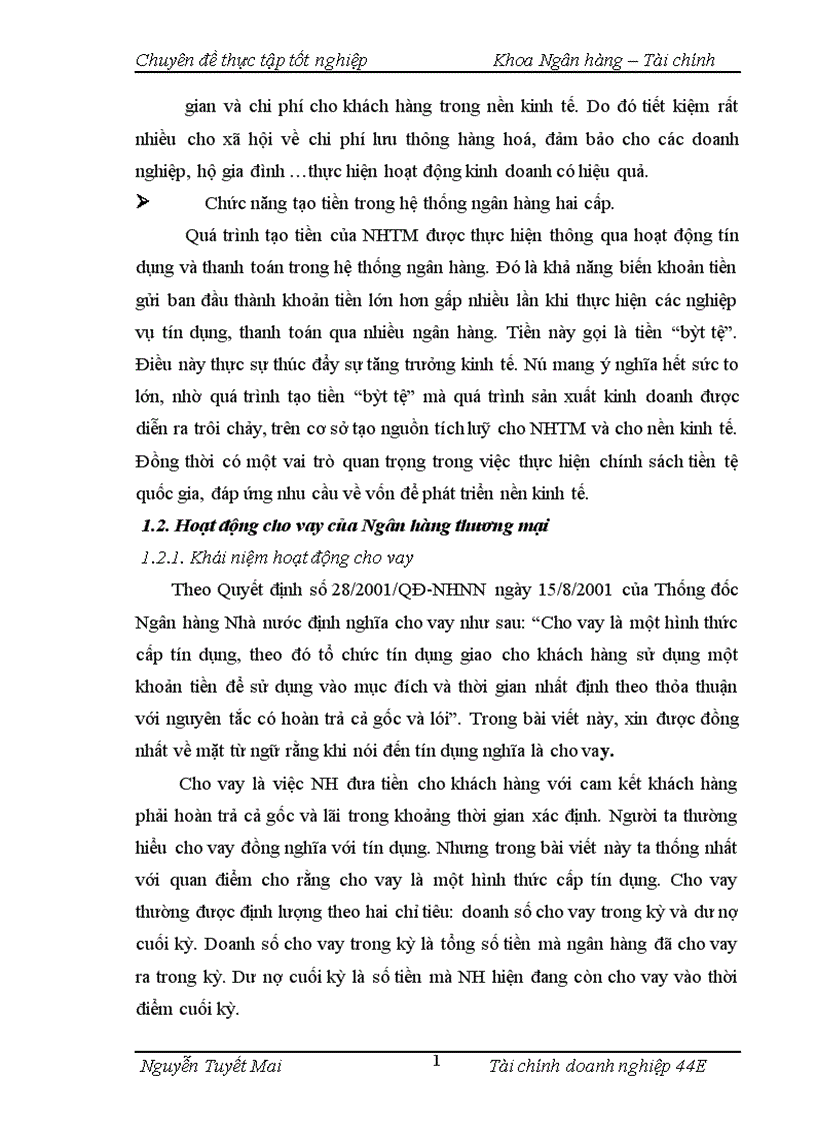 image for page Mở rộng hoạt động cho vay đối với doanh nghiệp ngoài quốc doanh tại chi nhánh ngân hàng công thương Hai Bà Trưng 1