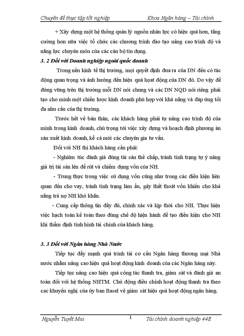 image for page Mở rộng hoạt động cho vay đối với doanh nghiệp ngoài quốc doanh tại chi nhánh ngân hàng công thương Hai Bà Trưng 1