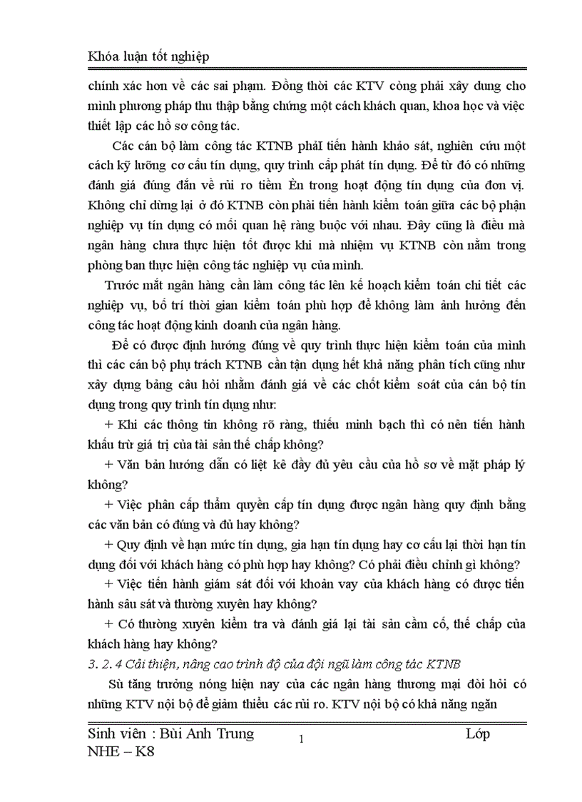 image for page Một số giải pháp nâng cao hiệu quả kiểm toán nội bộ đối với hoạt động tín dụng tại Sở giao dịch III Ngân hàng Đầu tư và Phát triển Việt Nam 1