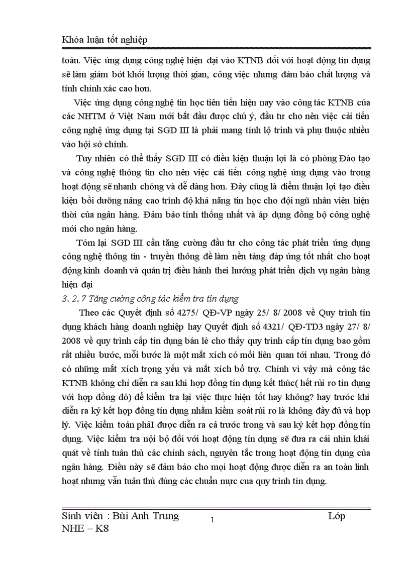 image for page Một số giải pháp nâng cao hiệu quả kiểm toán nội bộ đối với hoạt động tín dụng tại Sở giao dịch III Ngân hàng Đầu tư và Phát triển Việt Nam 1