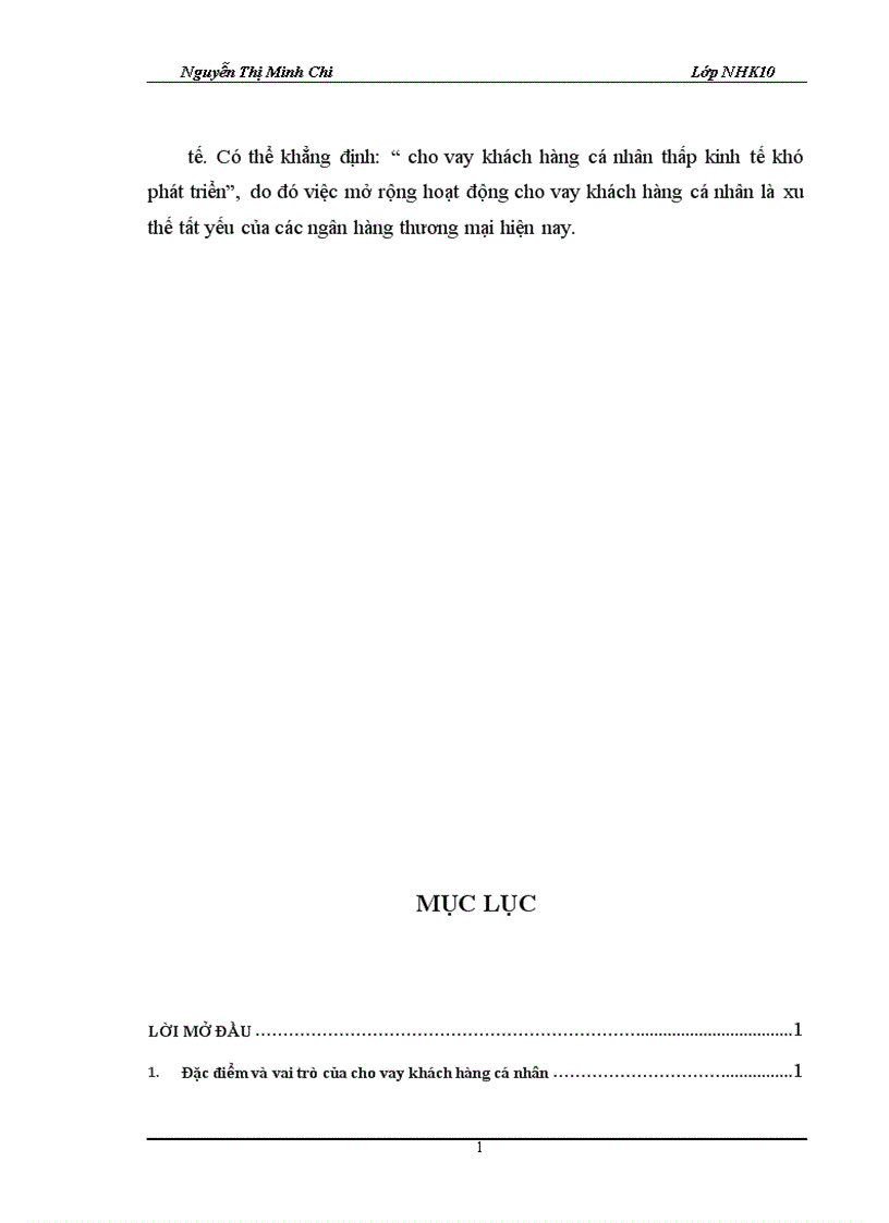 image for page Nội dung cơ bản về cho vay khách hàng cá nhân của ngân hàng thương mại