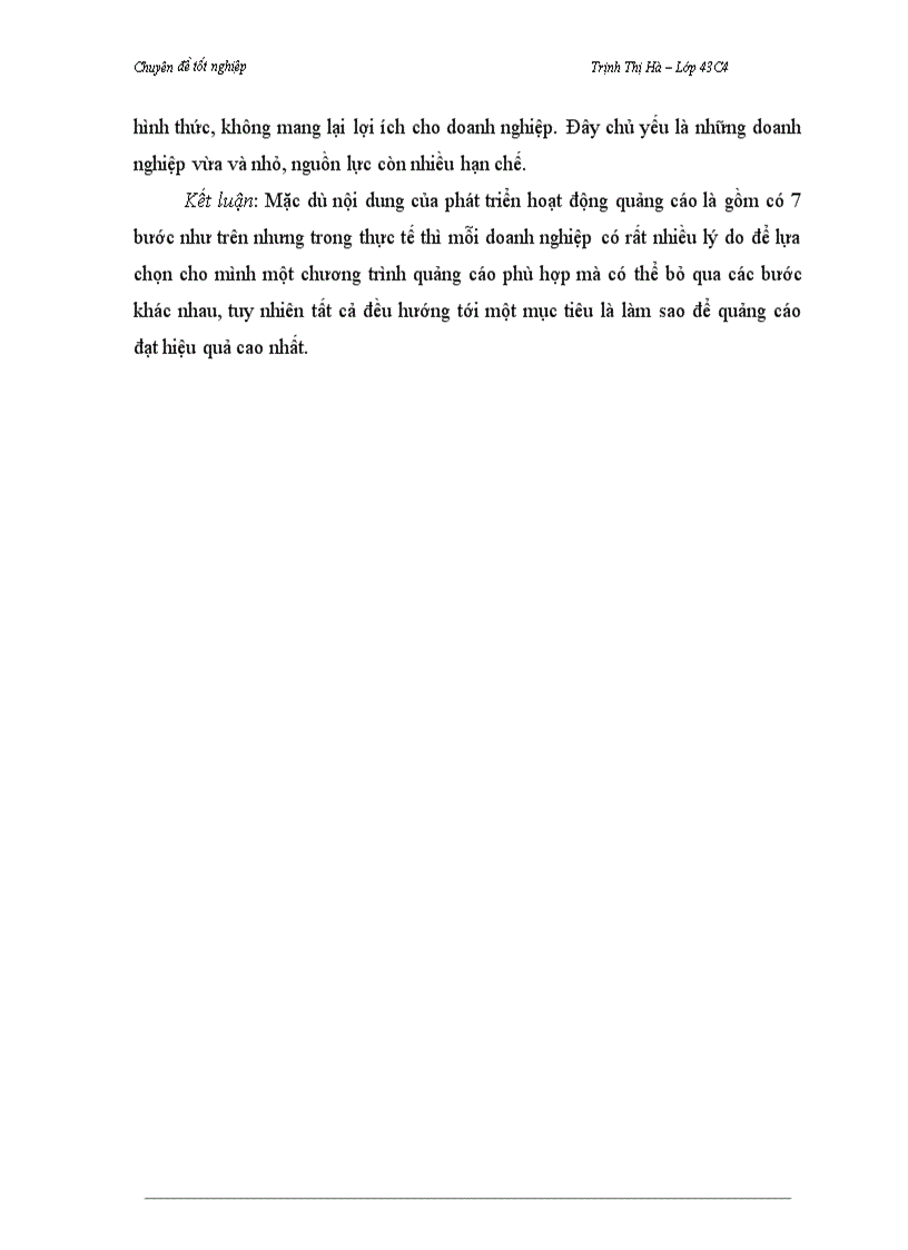 image for page Báo cáo thực tập tổng hợp Phát triển hoạt động quảng cáo dịch vụ chuyển phát nhanh của Công ty TNHH Thương mại và dịch vụ hàng hóa Con Thoi trên thị trường Hà Nội