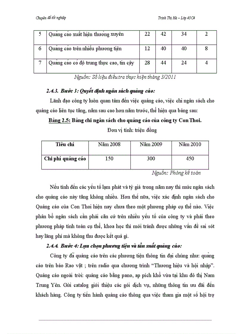 image for page Báo cáo thực tập tổng hợp Phát triển hoạt động quảng cáo dịch vụ chuyển phát nhanh của Công ty TNHH Thương mại và dịch vụ hàng hóa Con Thoi trên thị trường Hà Nội