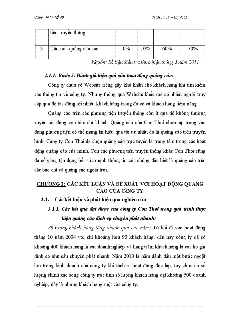 image for page Báo cáo thực tập tổng hợp Phát triển hoạt động quảng cáo dịch vụ chuyển phát nhanh của Công ty TNHH Thương mại và dịch vụ hàng hóa Con Thoi trên thị trường Hà Nội
