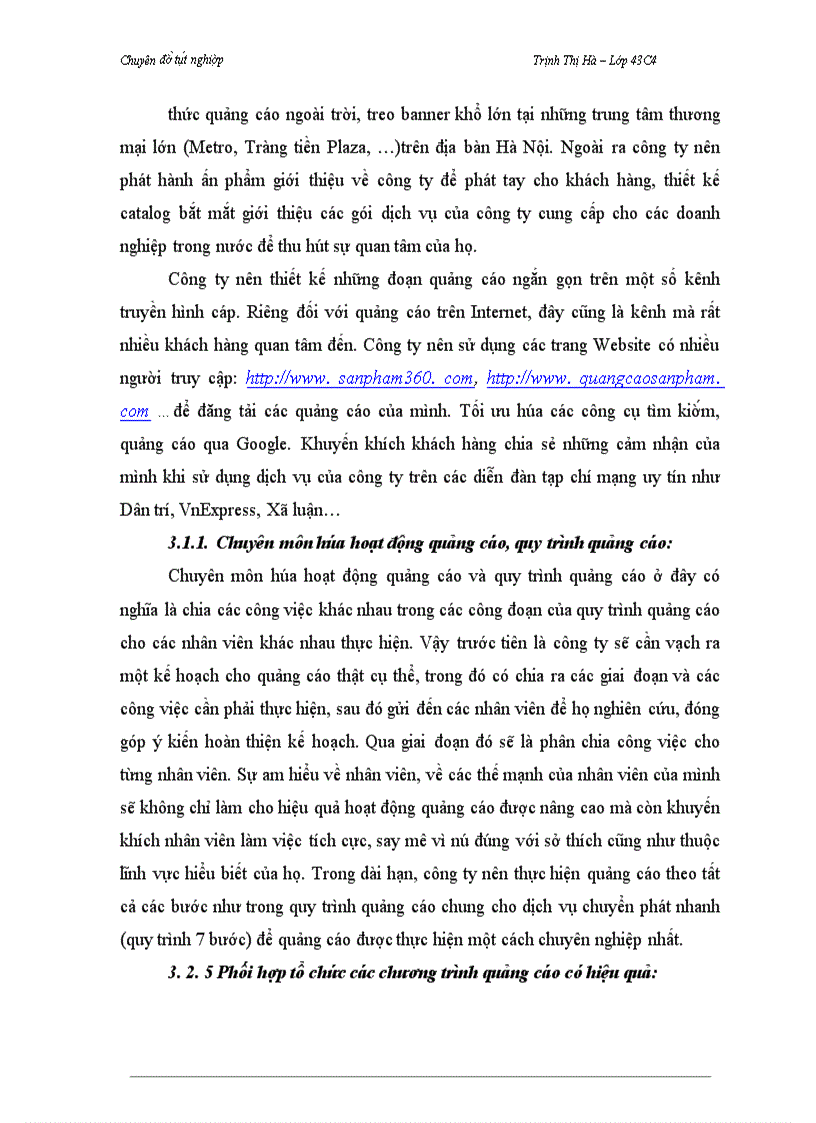 image for page Báo cáo thực tập tổng hợp Phát triển hoạt động quảng cáo dịch vụ chuyển phát nhanh của Công ty TNHH Thương mại và dịch vụ hàng hóa Con Thoi trên thị trường Hà Nội