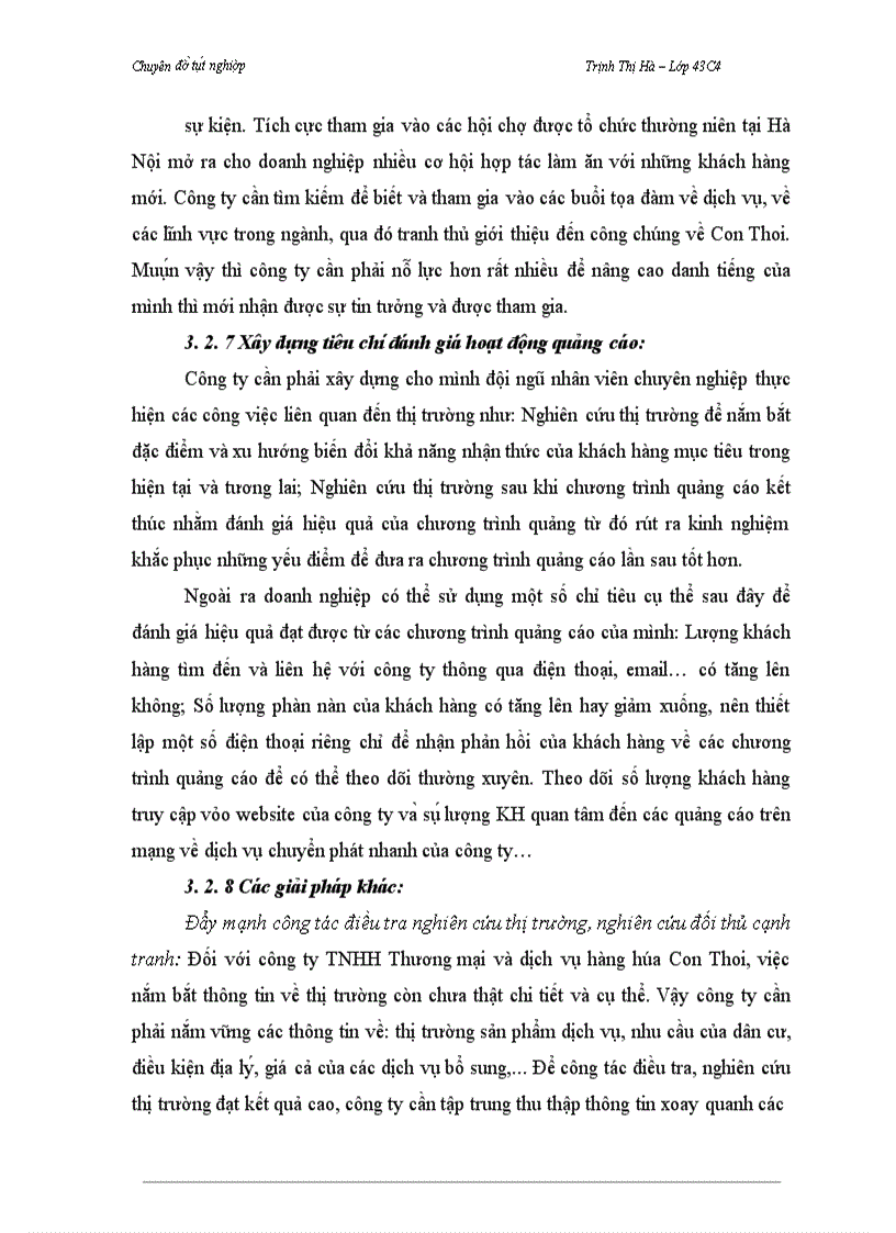 image for page Báo cáo thực tập tổng hợp Phát triển hoạt động quảng cáo dịch vụ chuyển phát nhanh của Công ty TNHH Thương mại và dịch vụ hàng hóa Con Thoi trên thị trường Hà Nội
