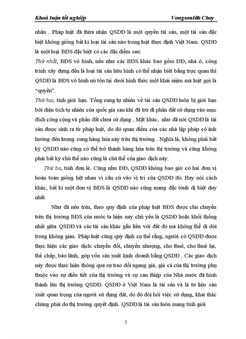 image for page Thực trạng pháp luật về thị trường quyền sử dụng đất trong thị trường bất động sản ở Việt Nam
