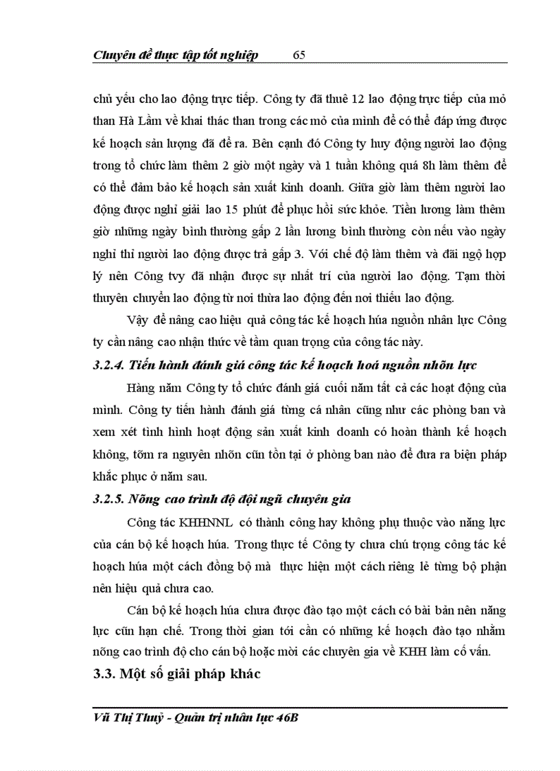 image for page Kế hoạch hóa nguồn nhân lực tại công ty cổ phần kinh doanh than miền Bắc TKV