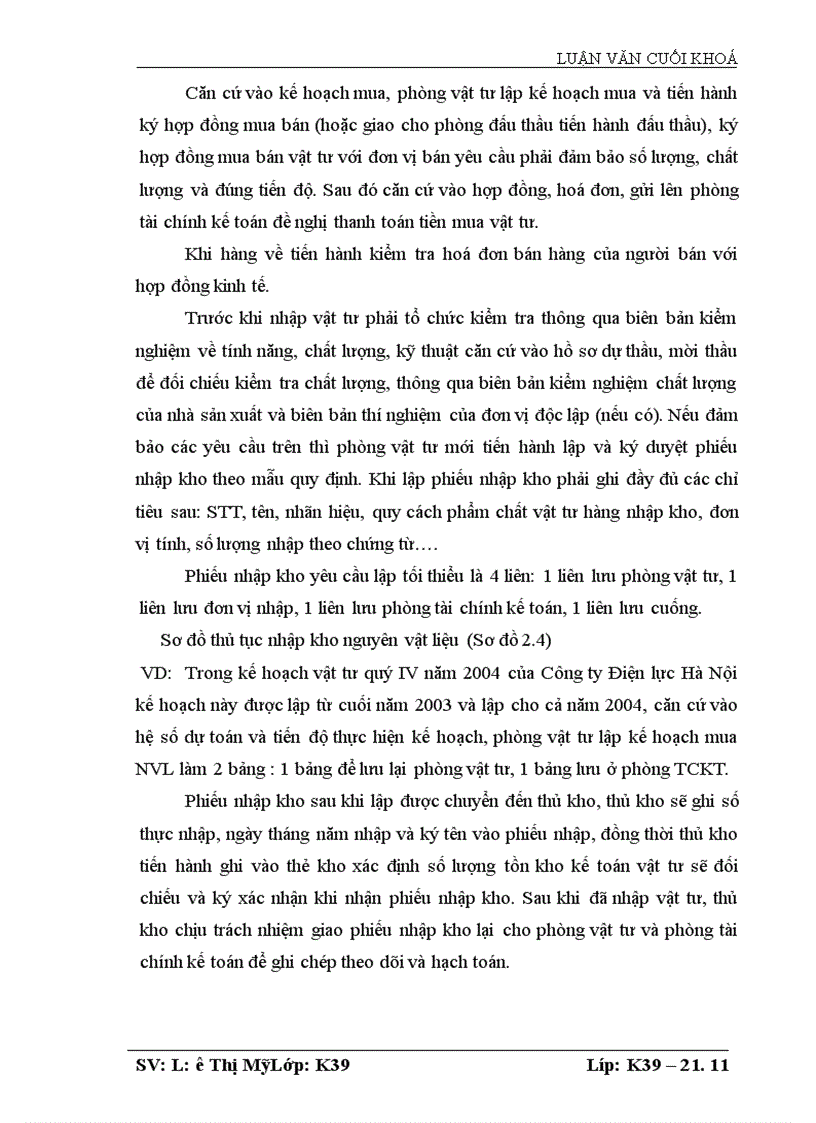 image for page Tổ chức công tác kế toán nguyên vật liệu tại Công ty Điện lực thành phố Hà Nội 1