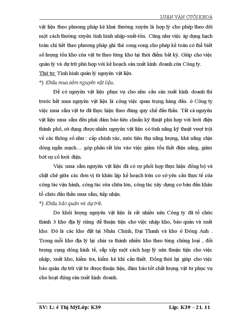 image for page Tổ chức công tác kế toán nguyên vật liệu tại Công ty Điện lực thành phố Hà Nội 1