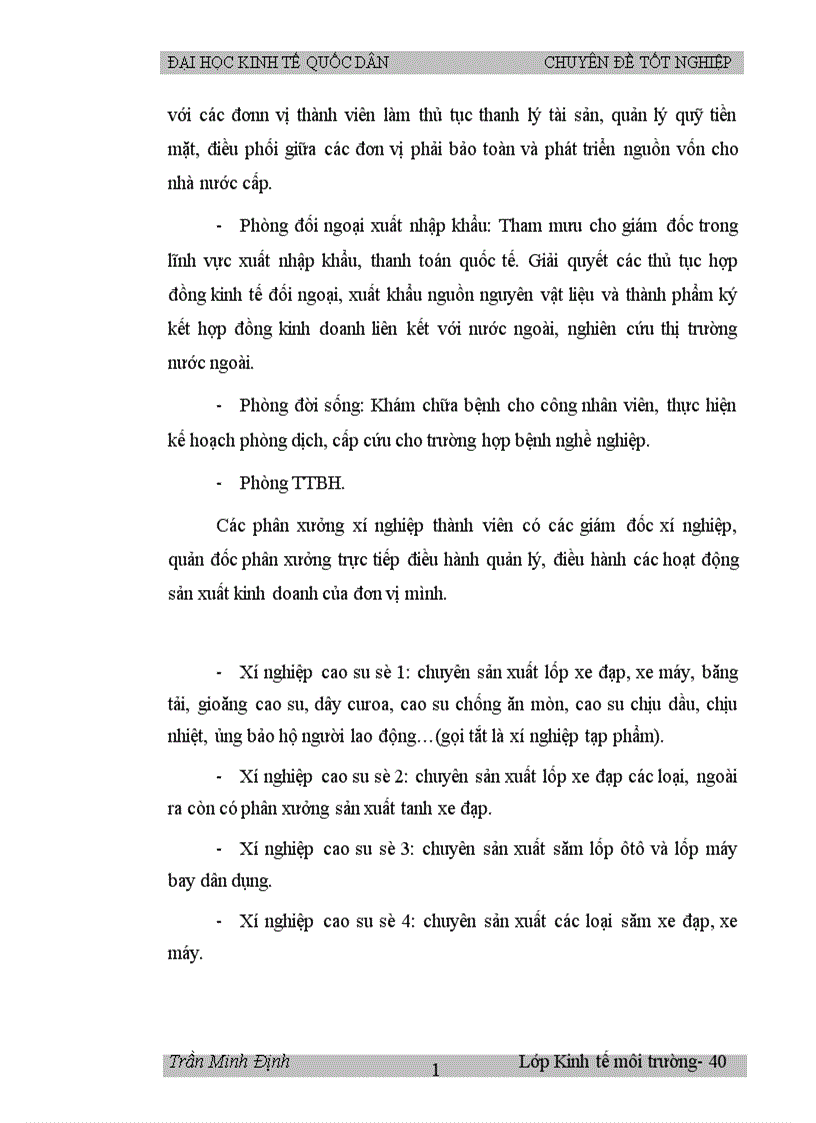 image for page Bước đầu đánh giá kinh tế các tác động môi trường do hoạt động của công ty Cao su Sao vàng Hà Nội