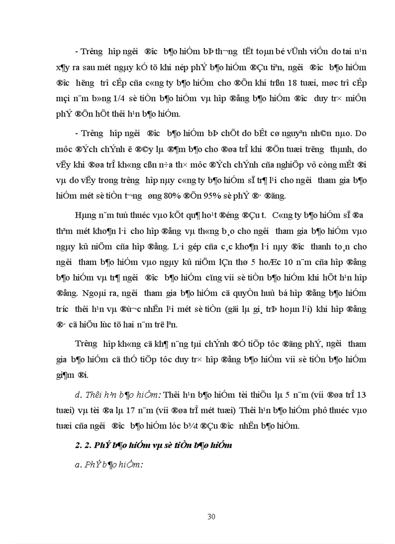 image for page Bàn về nghiệp vụ Bảo hiểm nhân thọ và các loại hình Bảo hiểm nhân thọ đang được triển khai ở Việt Nam hiện nay 1