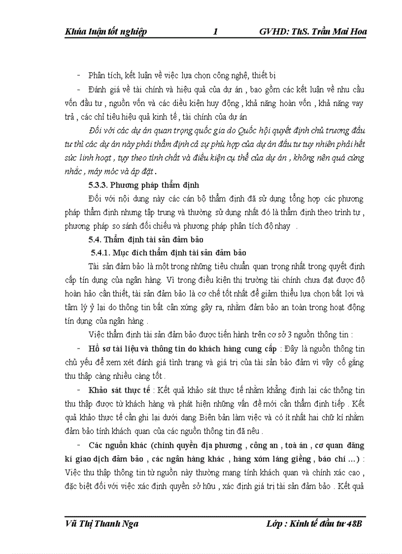 image for page Hoàn thiện công tác thẩm định dự án đầu tư trong hoạt động cho vay đối với các doanh nghiệp tại NHNo PTNTVN chi nhánh huyện Kim Sơn tỉnh Ninh Bình 1