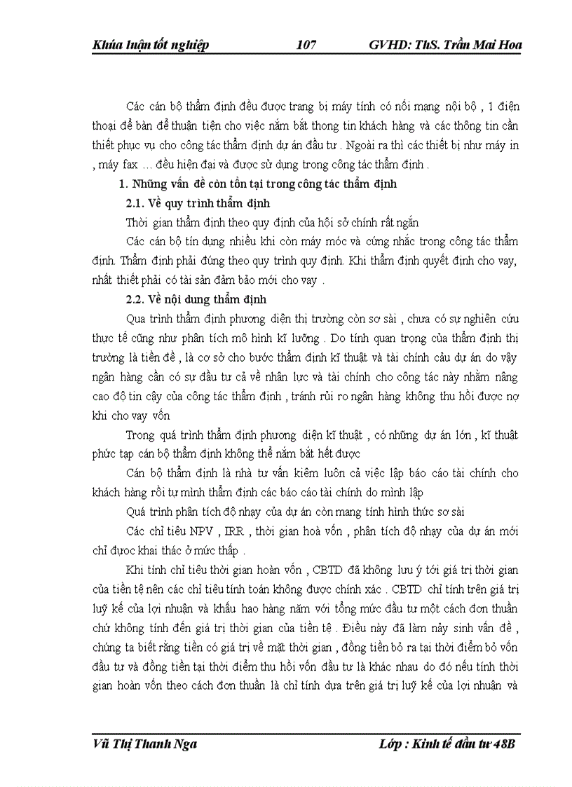 image for page Hoàn thiện công tác thẩm định dự án đầu tư trong hoạt động cho vay đối với các doanh nghiệp tại NHNo PTNTVN chi nhánh huyện Kim Sơn tỉnh Ninh Bình 1