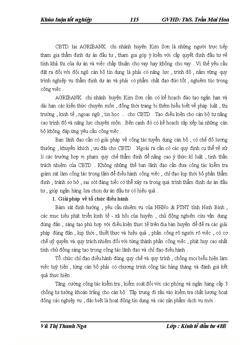 image for page Hoàn thiện công tác thẩm định dự án đầu tư trong hoạt động cho vay đối với các doanh nghiệp tại NHNo PTNTVN chi nhánh huyện Kim Sơn tỉnh Ninh Bình 1