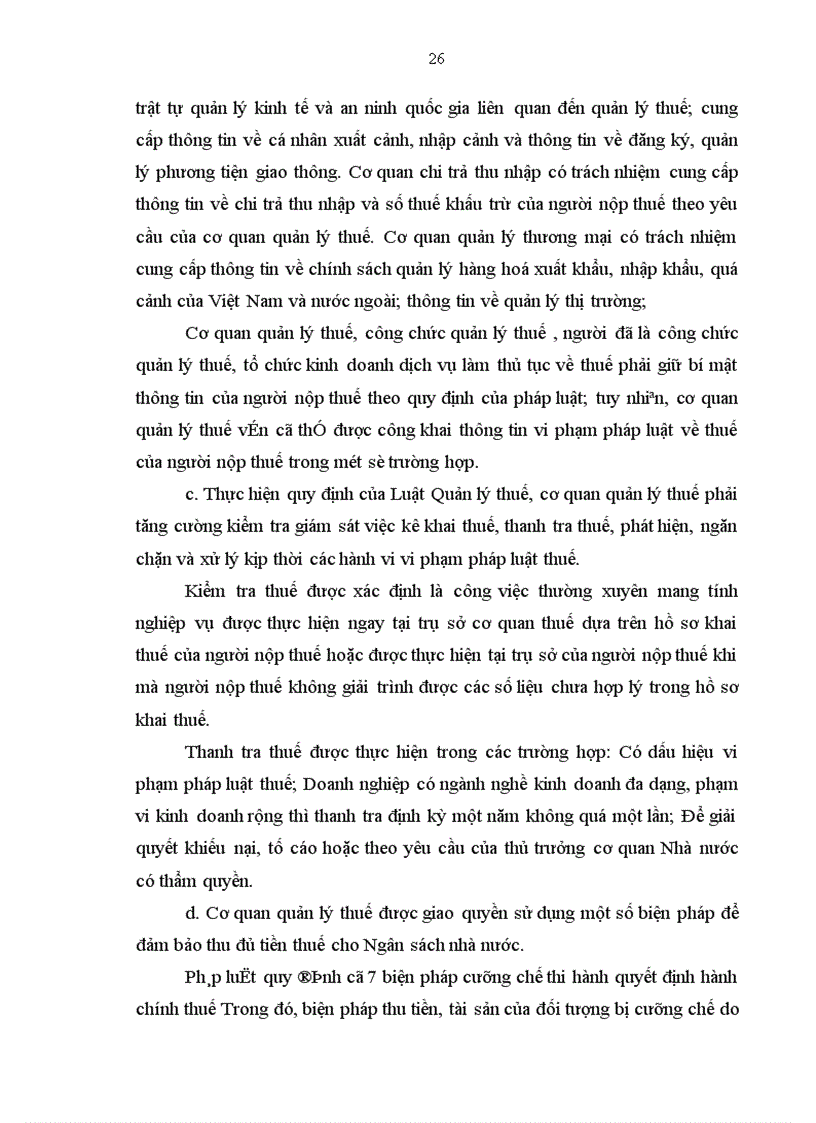 image for page Pháp luật quản lý thuế ở Việt Nam Thực trạng và hướng hoàn thiện 1