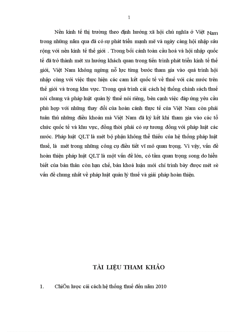 image for page Pháp luật quản lý thuế ở Việt Nam Thực trạng và hướng hoàn thiện 1