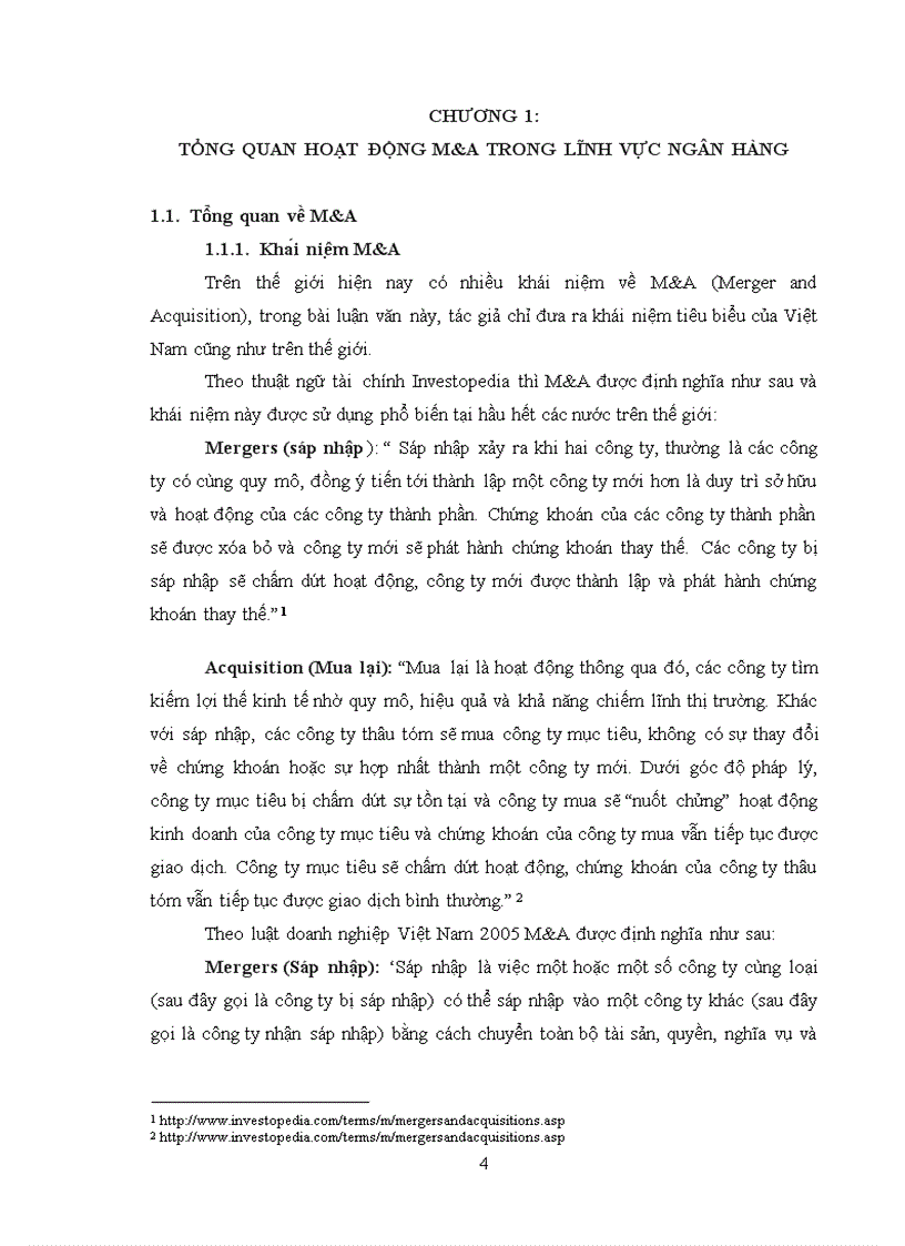 image for page Hoạt động mua lại và sáp nhập M A trong lĩnh vực Ngân hàng tại Mỹ và bài học kinh nghiệm đối với Việt Nam