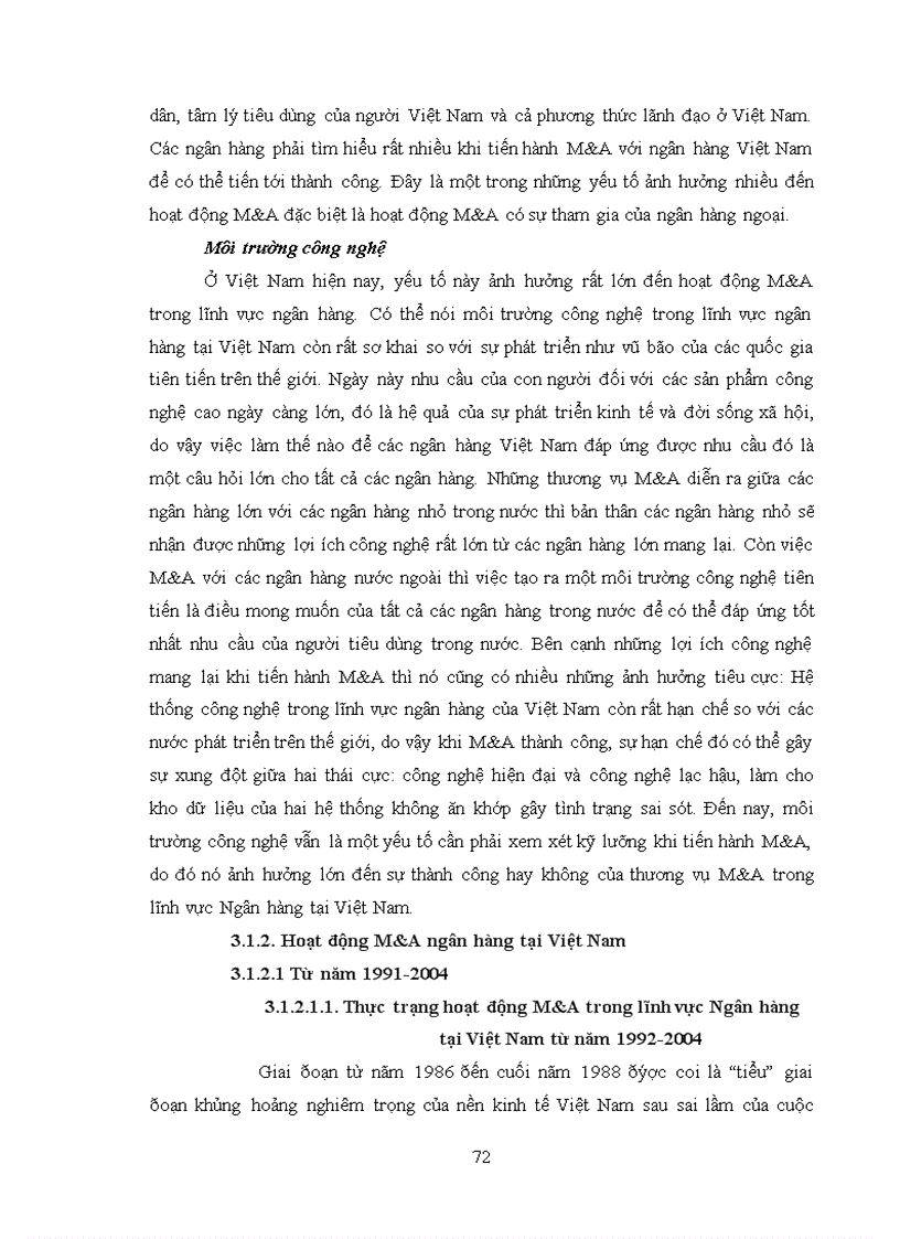 image for page Hoạt động mua lại và sáp nhập M A trong lĩnh vực Ngân hàng tại Mỹ và bài học kinh nghiệm đối với Việt Nam