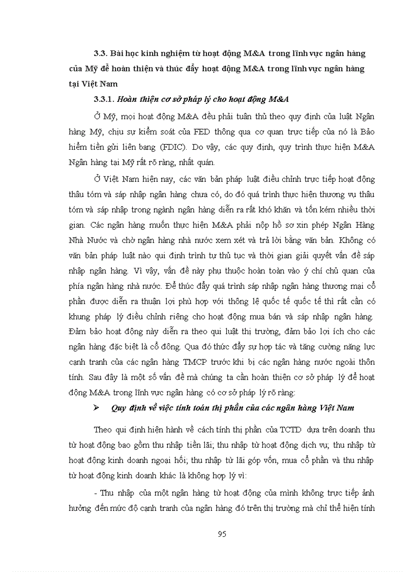 image for page Hoạt động mua lại và sáp nhập M A trong lĩnh vực Ngân hàng tại Mỹ và bài học kinh nghiệm đối với Việt Nam