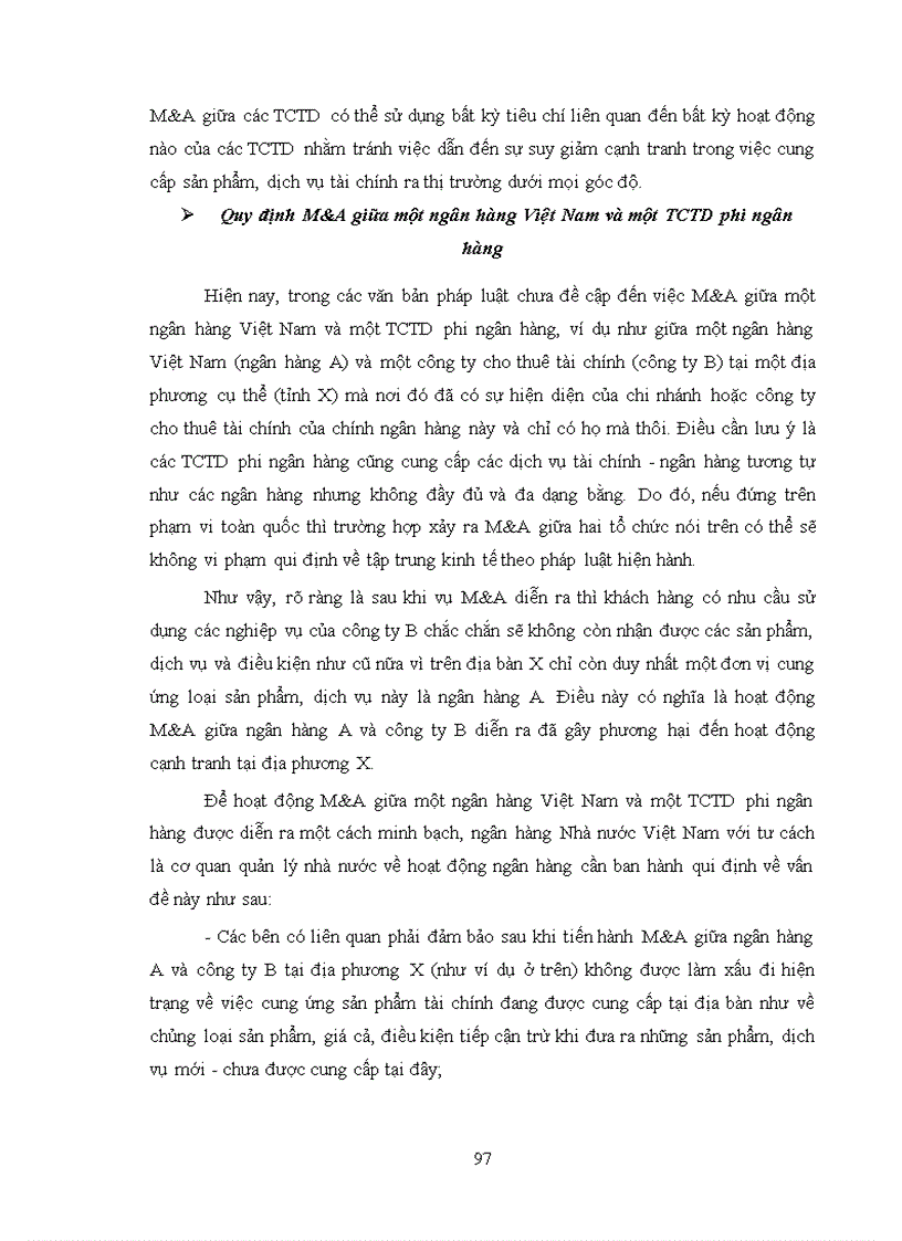 image for page Hoạt động mua lại và sáp nhập M A trong lĩnh vực Ngân hàng tại Mỹ và bài học kinh nghiệm đối với Việt Nam