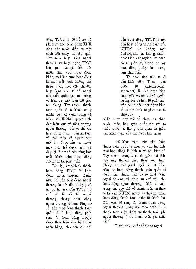 image for page Mở rộng hoạt động thanh toán quốc tế theo phương thức tín dụng chứng từ tại NHTM Cổ Phần Công Thương Việt Nam Chi nhánh Nam Thăng Long 1