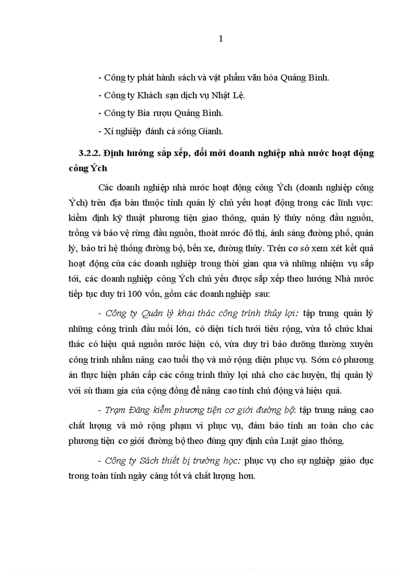 image for page Các giải pháp thúc đẩy quá trình sắp xếp đổi mới doanh nghiệp nhà nước để nâng cao hiệu quả doanh nghiệp nhà nước ở tỉnh Quảng Bình hiện nay