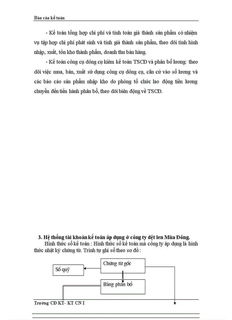 image for page Thực trạng công tác hạch toán kế toán tổng hợp tại Công ty dệt len Mùa Đông 1