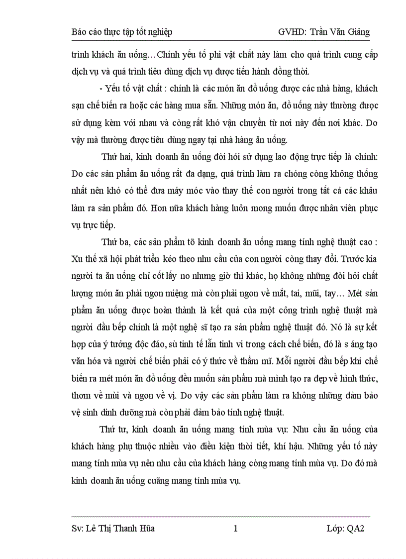 image for page Xác định cơ sở khoa học về công tác cung ứng nguyên liệu và tổ chức sản xuất sản phẩm ăn uống trong kinh doanh ăn uống