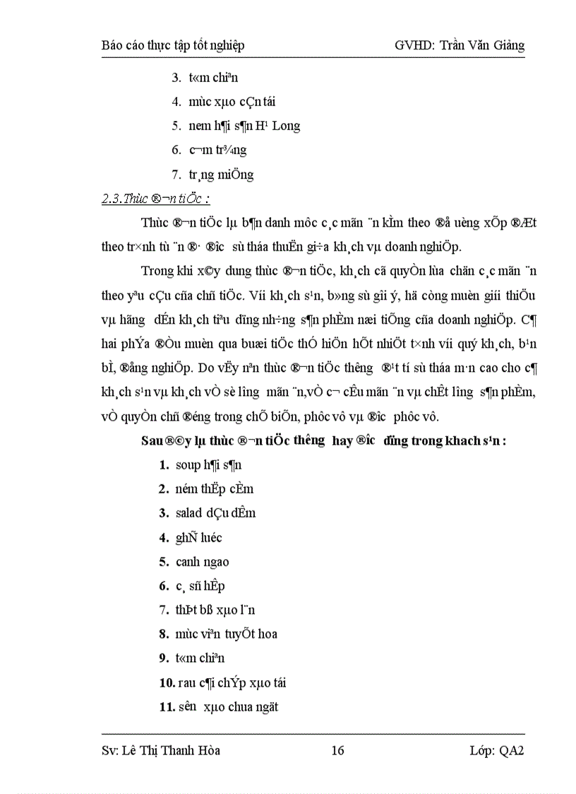 image for page Xác định cơ sở khoa học về công tác cung ứng nguyên liệu và tổ chức sản xuất sản phẩm ăn uống trong kinh doanh ăn uống