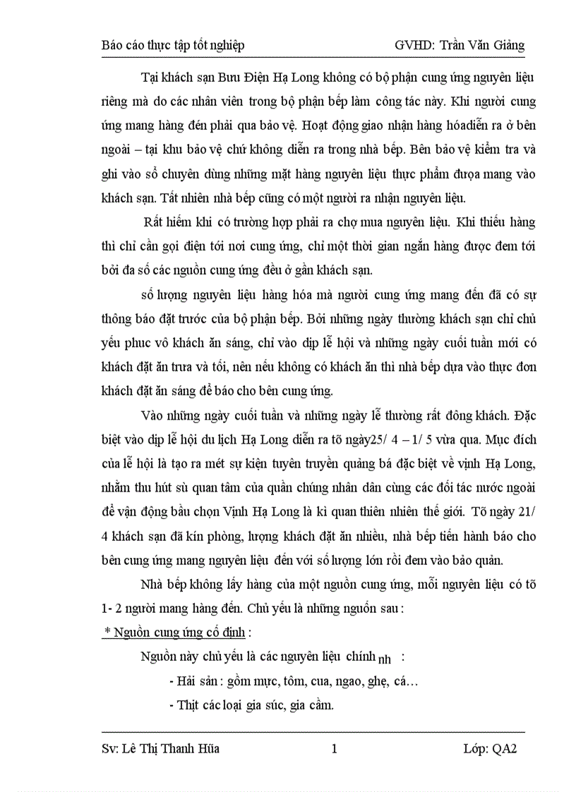 image for page Xác định cơ sở khoa học về công tác cung ứng nguyên liệu và tổ chức sản xuất sản phẩm ăn uống trong kinh doanh ăn uống