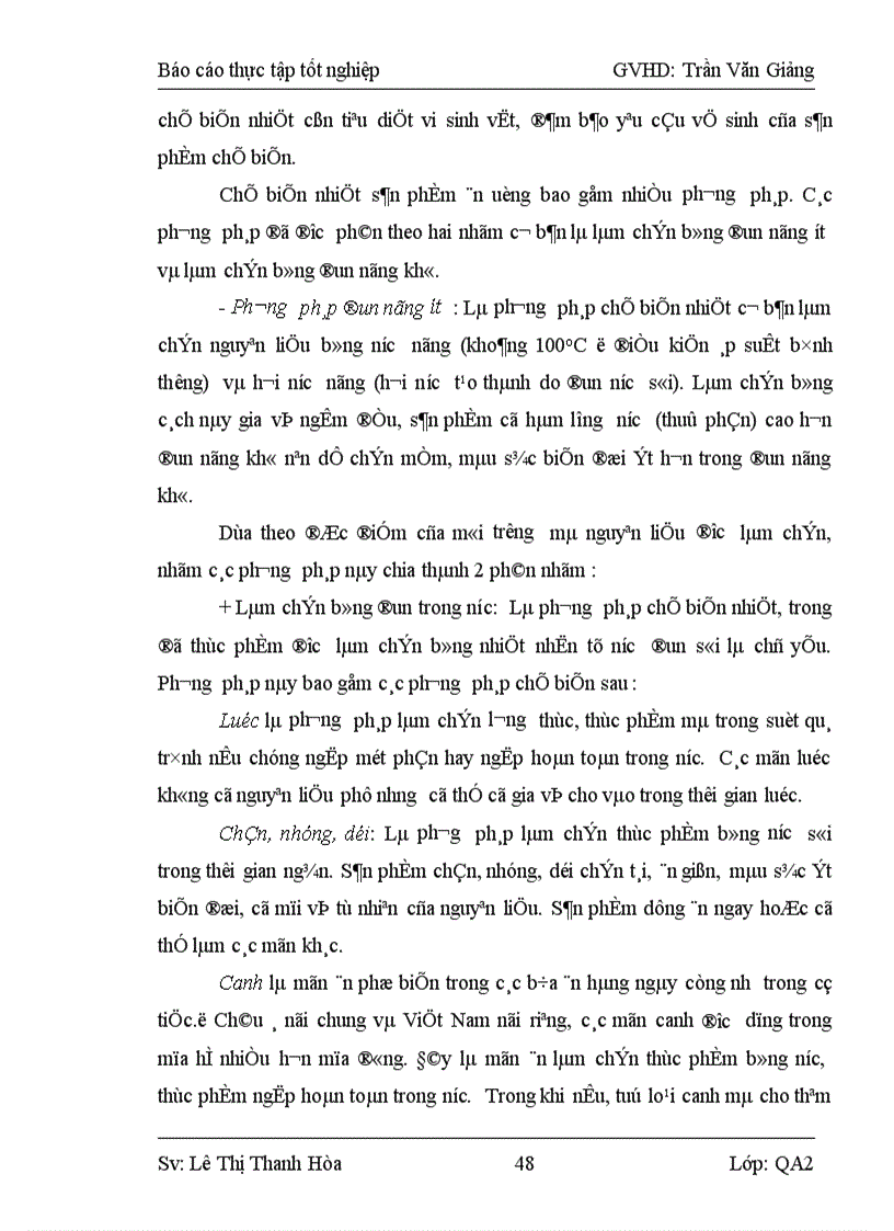 image for page Xác định cơ sở khoa học về công tác cung ứng nguyên liệu và tổ chức sản xuất sản phẩm ăn uống trong kinh doanh ăn uống