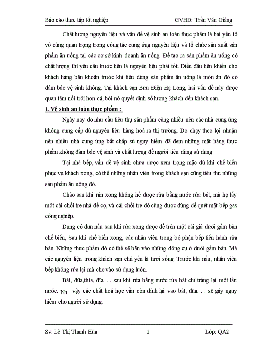 image for page Xác định cơ sở khoa học về công tác cung ứng nguyên liệu và tổ chức sản xuất sản phẩm ăn uống trong kinh doanh ăn uống