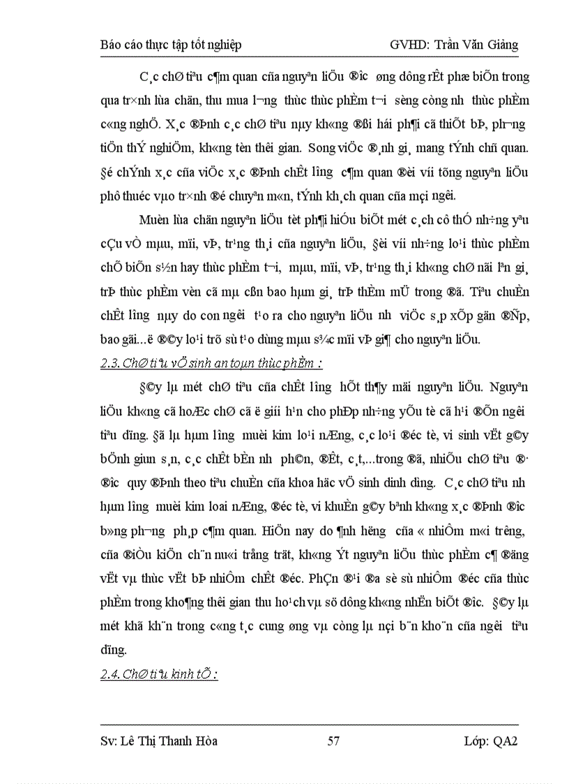 image for page Xác định cơ sở khoa học về công tác cung ứng nguyên liệu và tổ chức sản xuất sản phẩm ăn uống trong kinh doanh ăn uống