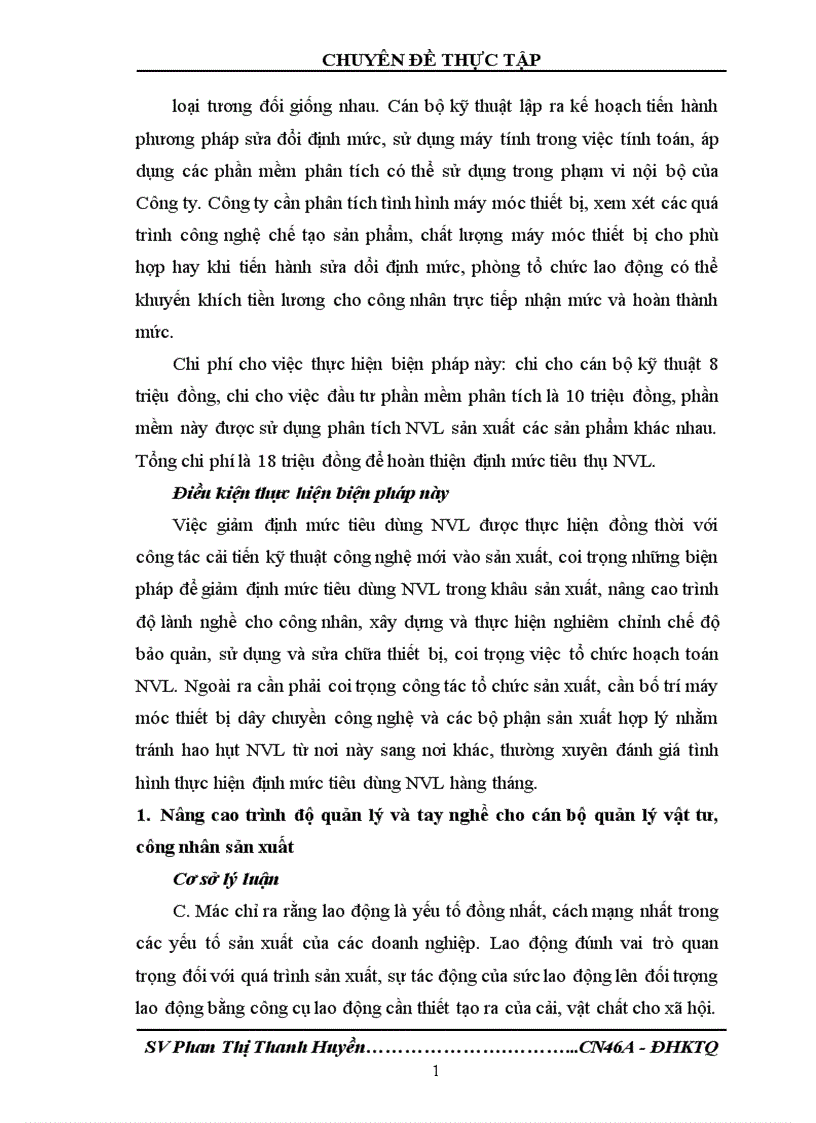 image for page Một số biện pháp nhằm sử dụng hợp lý và tiết kiệm nguyên vật liệu trong sản xuất bao bì xi măng ở Công ty TNHH Thành Duy