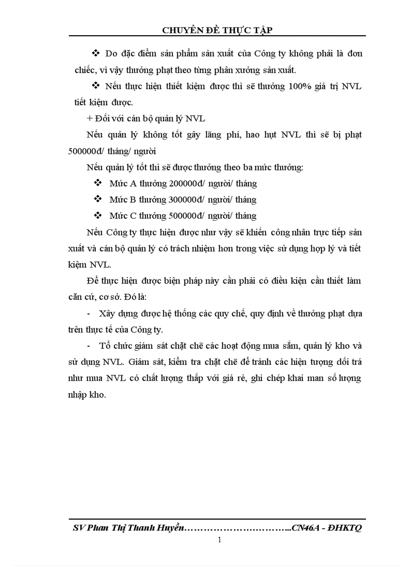 image for page Một số biện pháp nhằm sử dụng hợp lý và tiết kiệm nguyên vật liệu trong sản xuất bao bì xi măng ở Công ty TNHH Thành Duy
