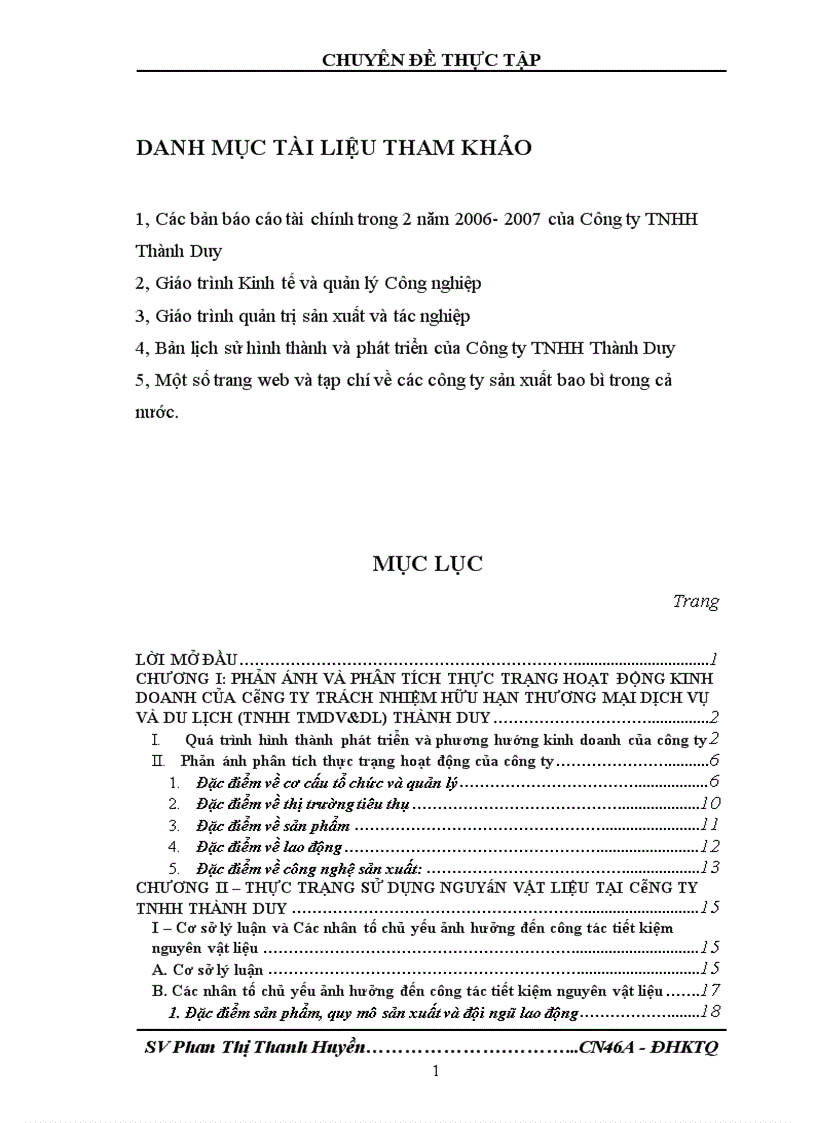 image for page Một số biện pháp nhằm sử dụng hợp lý và tiết kiệm nguyên vật liệu trong sản xuất bao bì xi măng ở Công ty TNHH Thành Duy