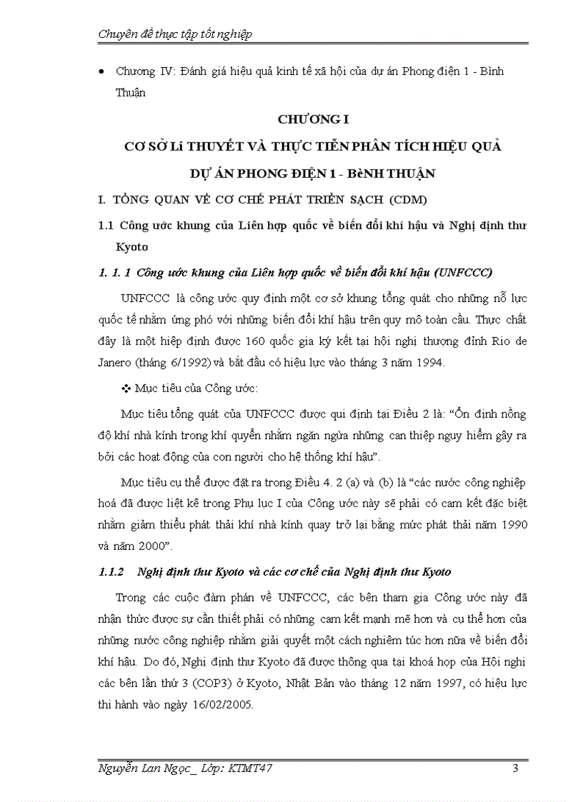 image for page ĐÁnh giá hiệu quả dự án đầu tư xây dựng công trình Phong điện 1 Bình Thuận theo cơ chế phát triển sạch 2