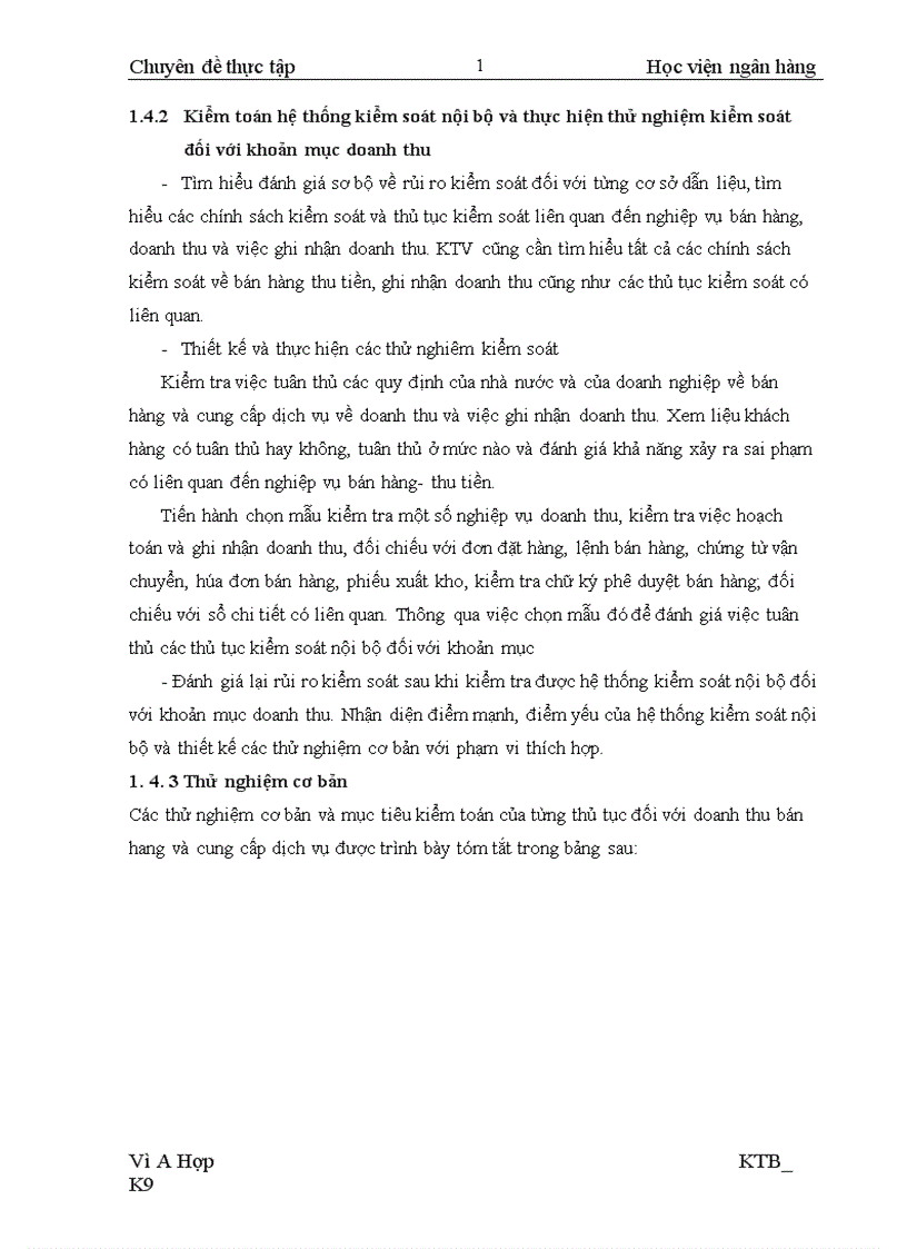 image for page Hoàn thiện kiểm toán khoản mục doanh thu bán hàng và cung cấp dịch vụ trong kiểm toán Báo cáo tài chính do Công ty TNHH tư vấn kiểm toán Vạn An chi nhánh Hà Nội BVACA thực hiện