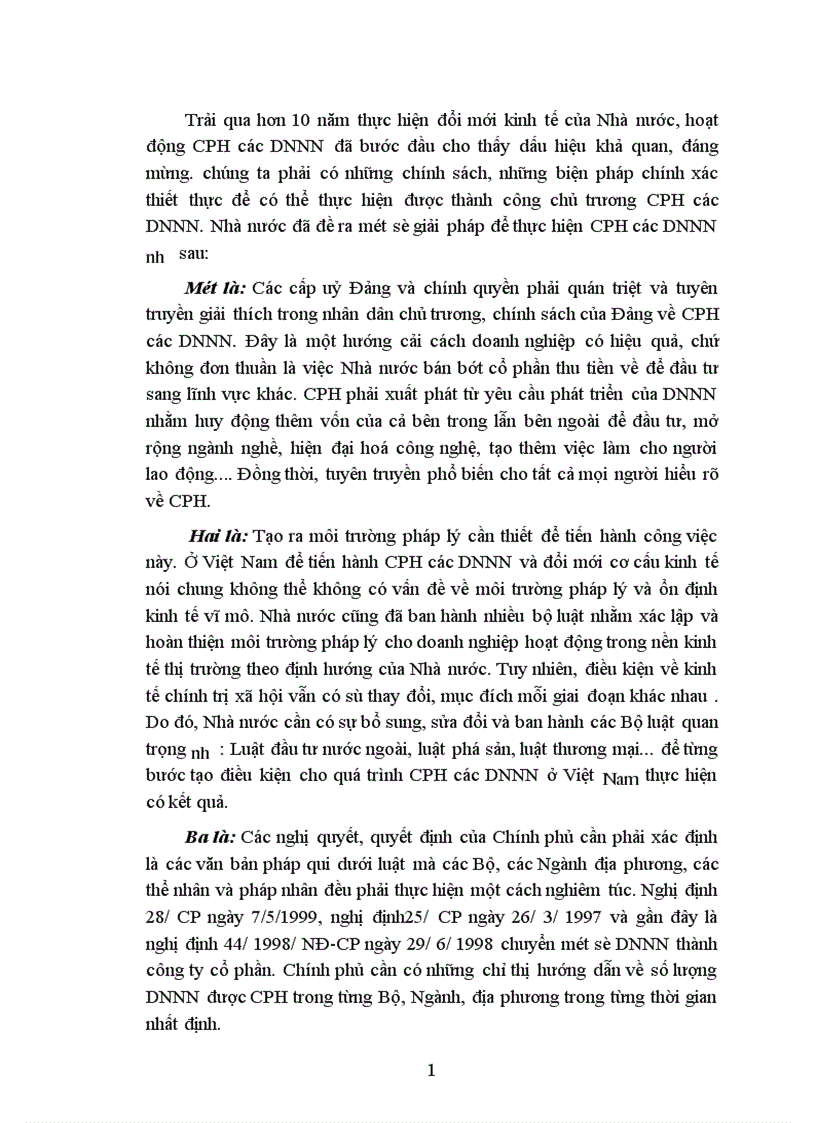 image for page Giải pháp thúc đẩy quá trình cổ phần hoá các doanh nghiệp Nhà nước ở nước ta hiện nay 1