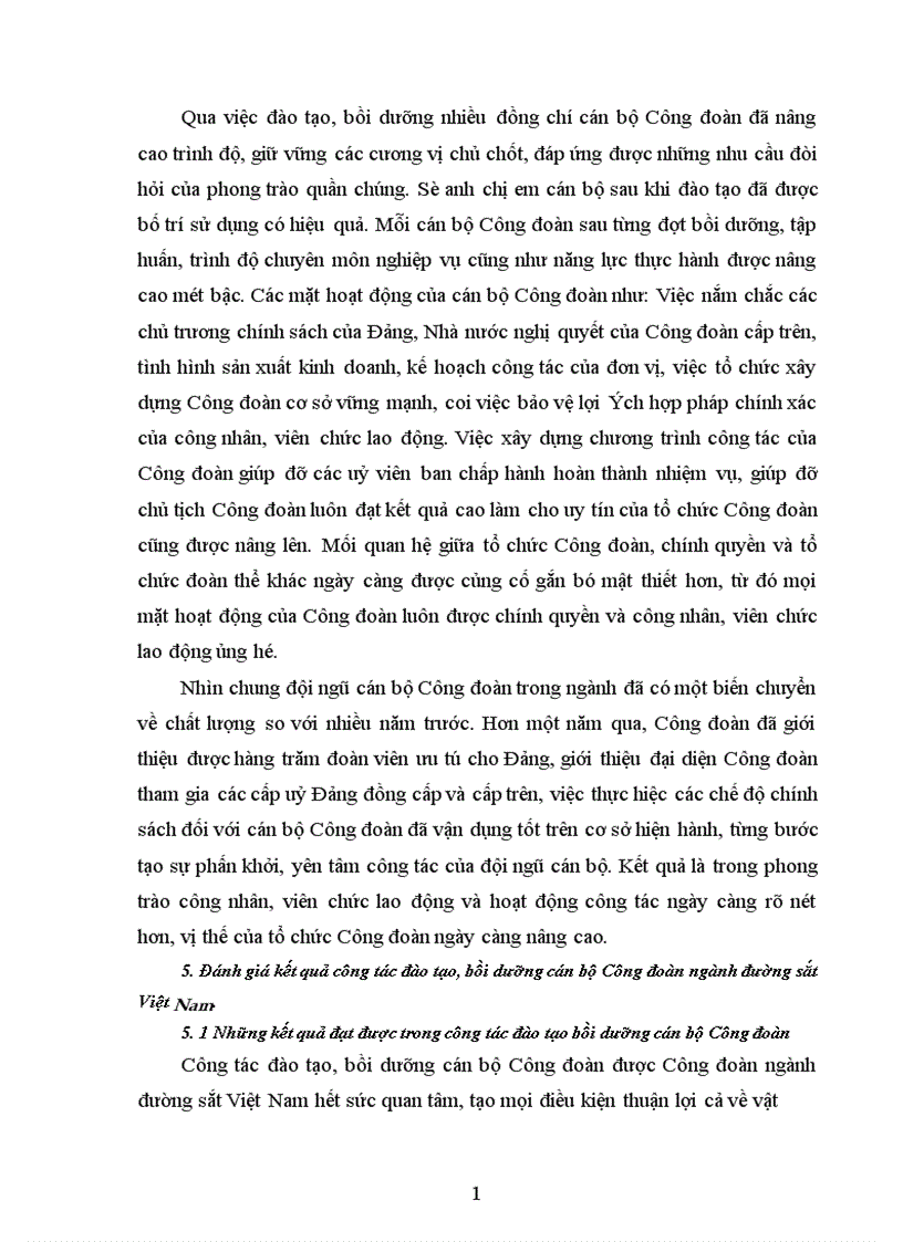 image for page Công tác đào tạo bồi dưỡng cán bộ Công đoàn đường sắt Việt Nam đáp ứng yêu cầu công nghiệp hoá hiện đại hoá đất nước 1