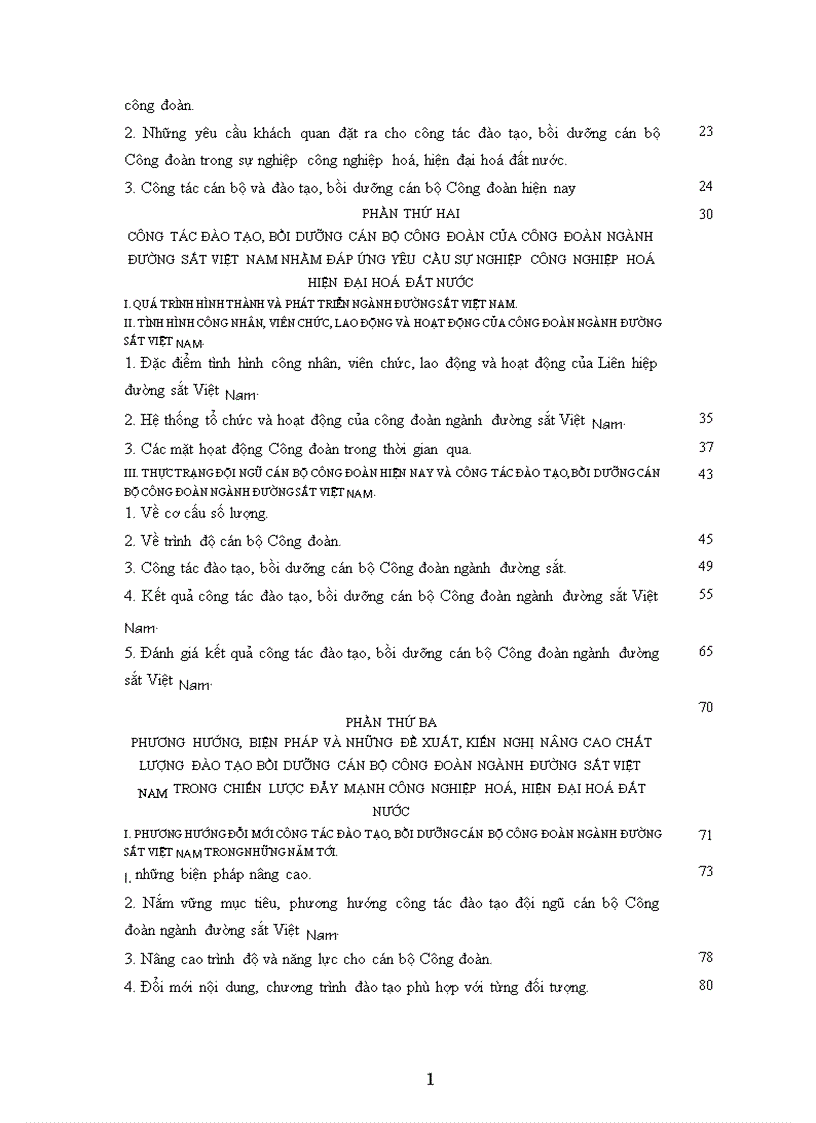 image for page Công tác đào tạo bồi dưỡng cán bộ Công đoàn đường sắt Việt Nam đáp ứng yêu cầu công nghiệp hoá hiện đại hoá đất nước 1