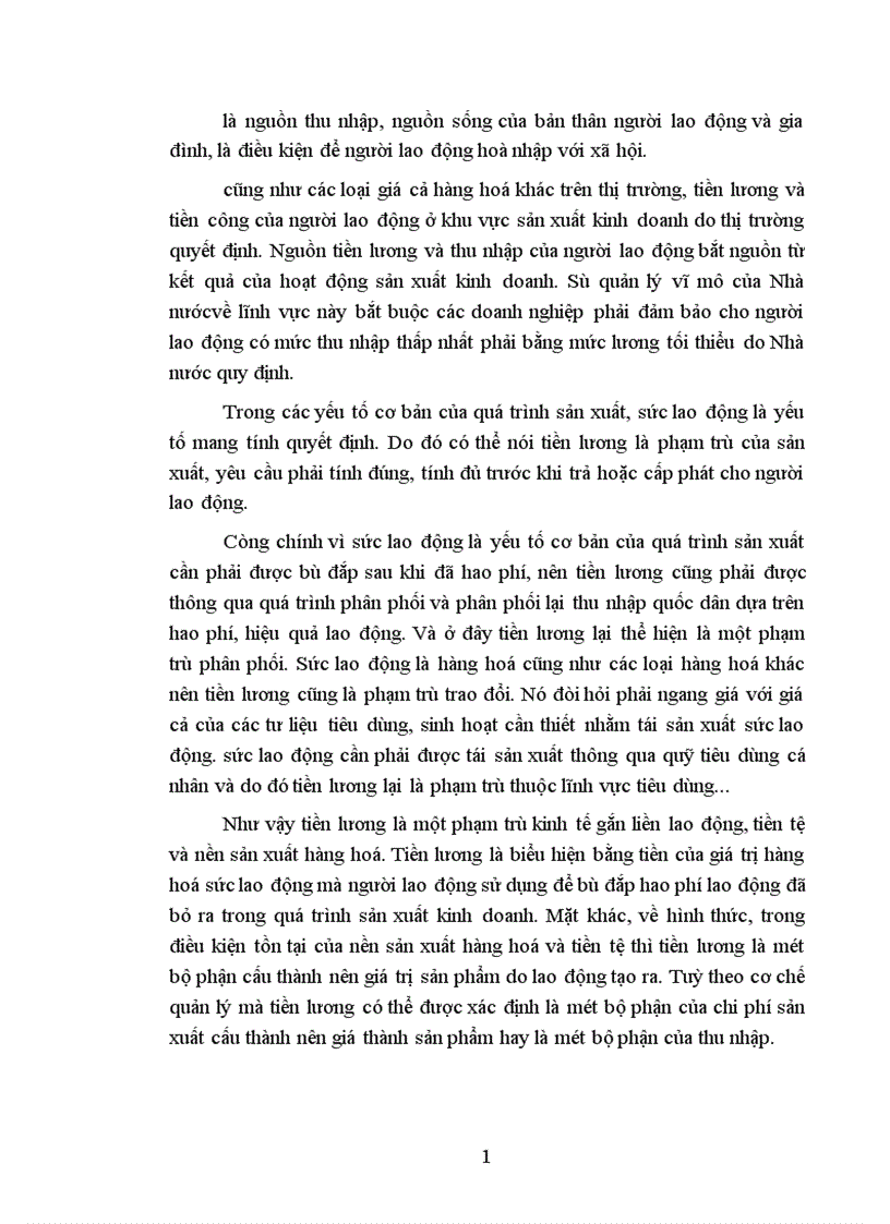 image for page Tổ chức quản lý sử dụng lao động và tiền lương trong công ty Dệt May Hà Nội