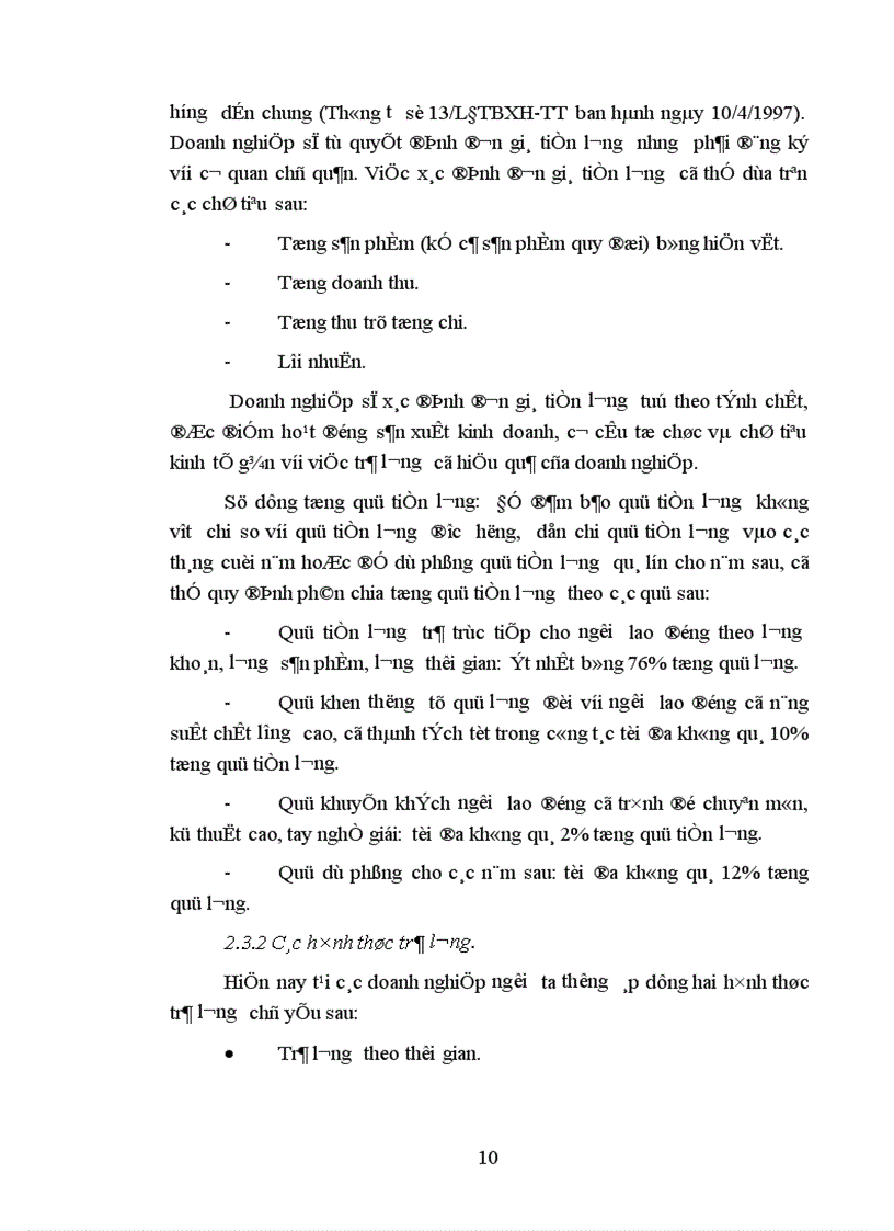 image for page Tổ chức quản lý sử dụng lao động và tiền lương trong công ty Dệt May Hà Nội