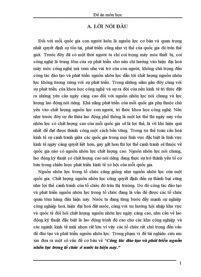 image for page Công tác đào tạo và phát triển nguồn nhân lực trong tổ chức ở nước ta hiện nay 1