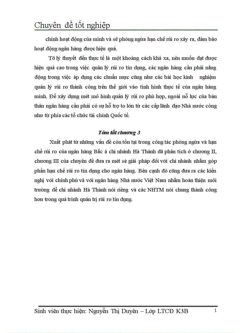 image for page Giải pháp phòng ngừa và hạn chế rủi ro tín dụng tại NHTM bắc á chi nhánh Hà Thành 1