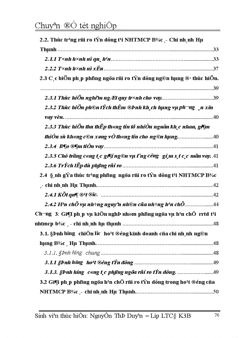 image for page Giải pháp phòng ngừa và hạn chế rủi ro tín dụng tại NHTM bắc á chi nhánh Hà Thành 1