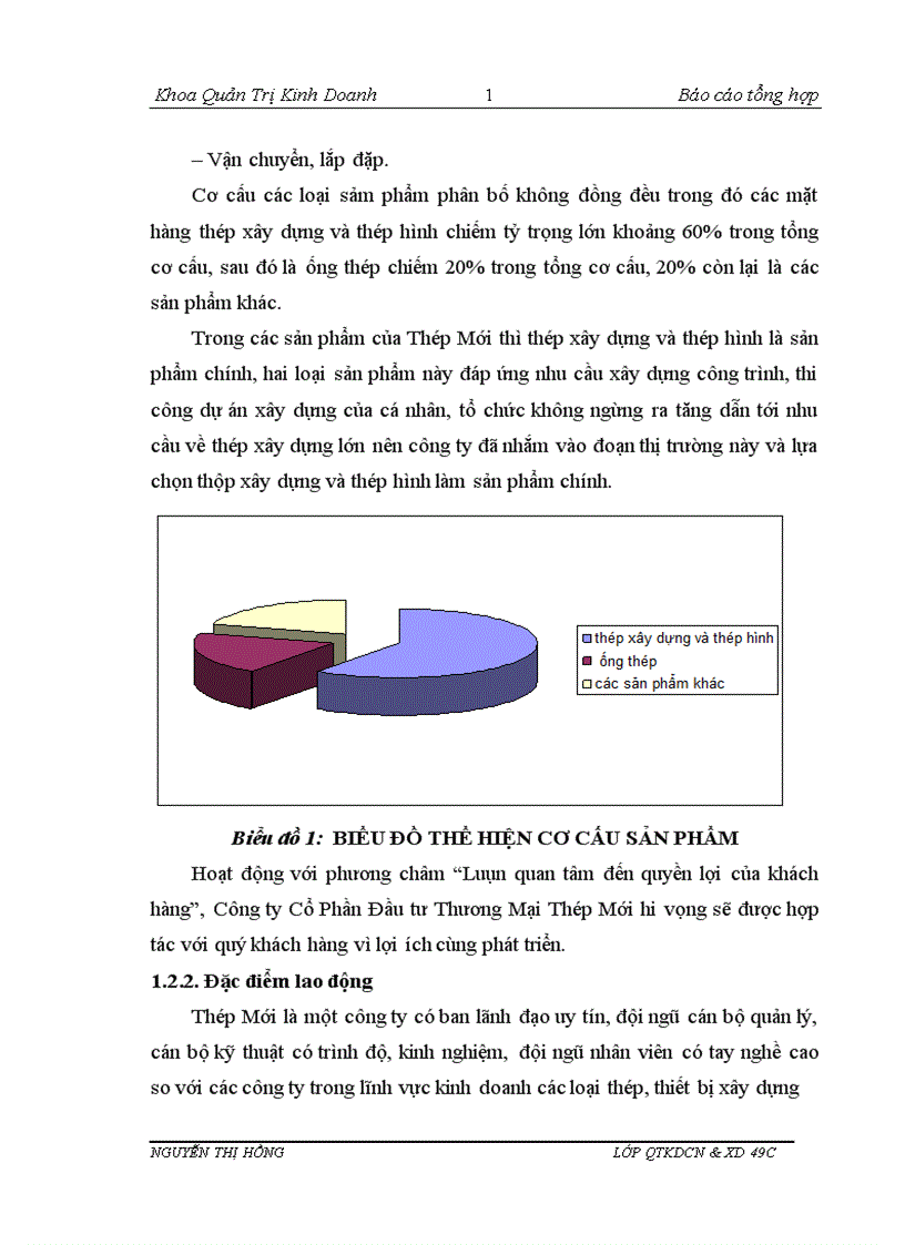image for page Báo cáo thực tập tại Công ty Cổ Phần Đầu tư Thương mại Thép Mới